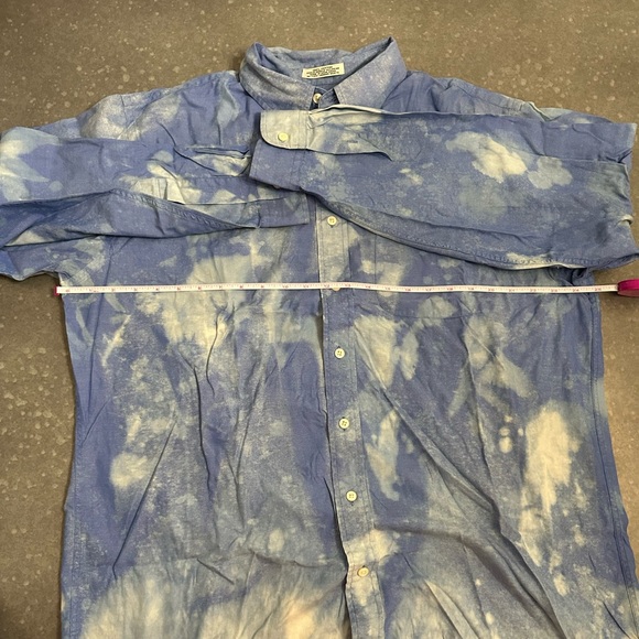 LL Bean Tie Dye Blue Men’s Shirt - Picture 6 of 7